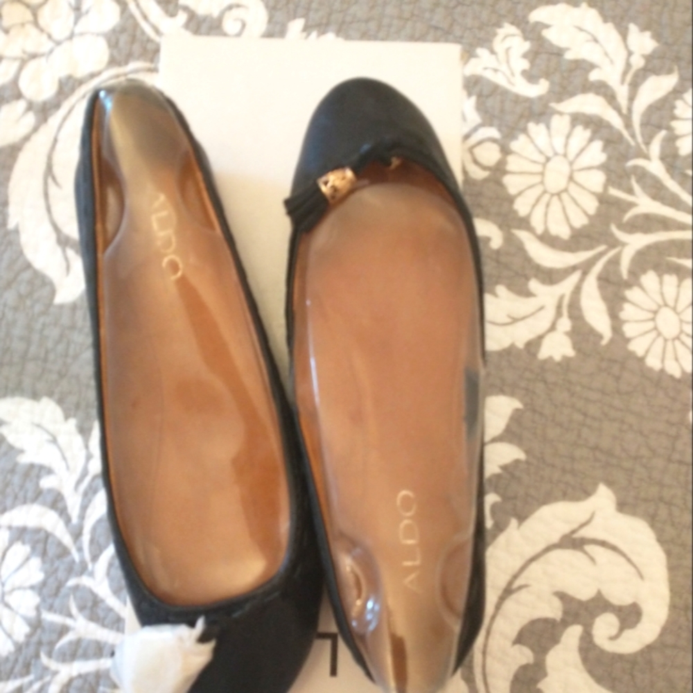 Aldo Black Leather shoes